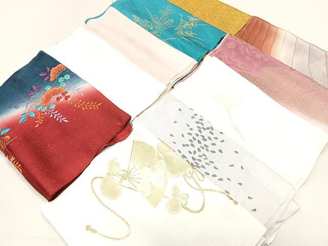平和屋着物★和装小物　上質な帯揚げ　10枚セット　逸品　CAAL0639xi