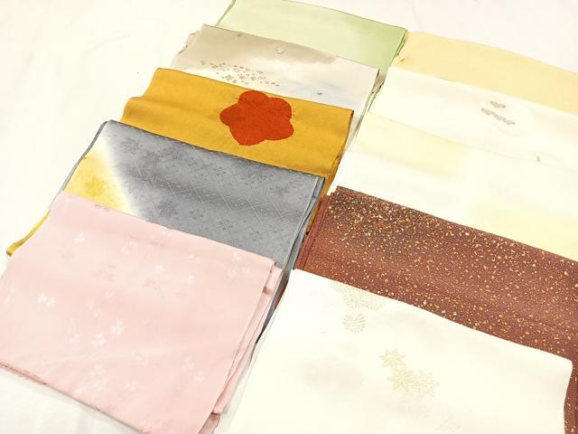 平和屋着物★和装小物　上質な帯揚げ　10枚セット　逸品　CAAL0687xi