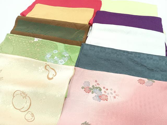 平和屋着物★和装小物　上質な帯揚げ　10枚セット　逸品　CAAL0726xi