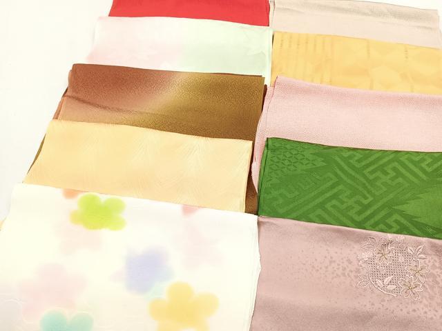 平和屋着物★和装小物　上質な帯揚げ　10枚セット　逸品　CAAL0729xi
