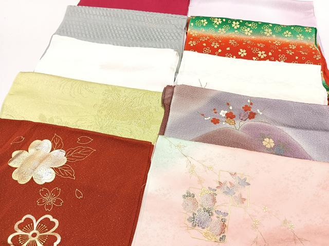 平和屋着物★和装小物　上質な帯揚げ　10枚セット　逸品　CAAL0751xi