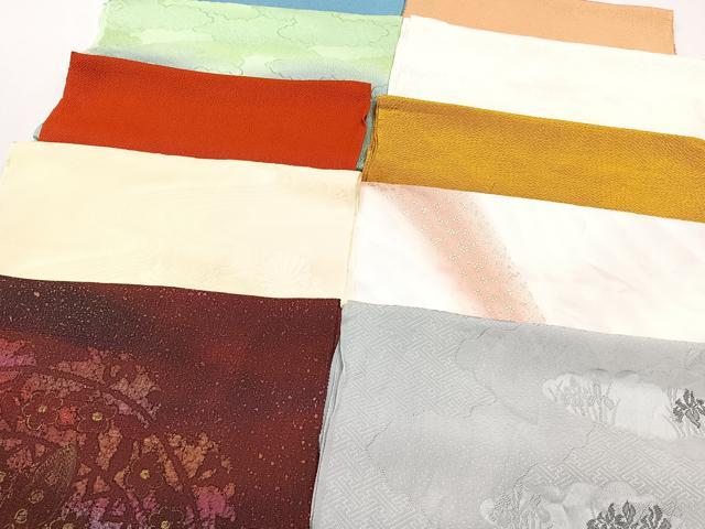 平和屋着物★和装小物　上質な帯揚げ　10枚セット　逸品　CAAL0752xi