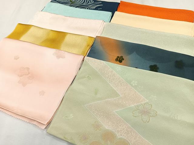 平和屋着物★和装小物　上質な帯揚げ　10枚セット　逸品　CAAL2672ua
