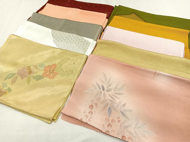 平和屋着物★和装小物　上質な帯揚げ　10枚セット　逸品　CAAL2675ua