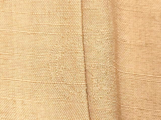 平和屋着物○上質な紬 色無地 伽羅色 正絹 逸品 CAAR8046vf