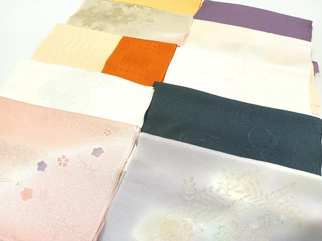 平和屋着物★和装小物　上質な帯揚げ　10枚セット　逸品　CAAM2829xi