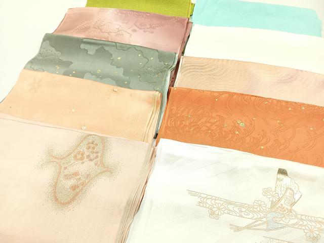 平和屋着物★和装小物　上質な帯揚げ　10枚セット　逸品　CAAM2835xi