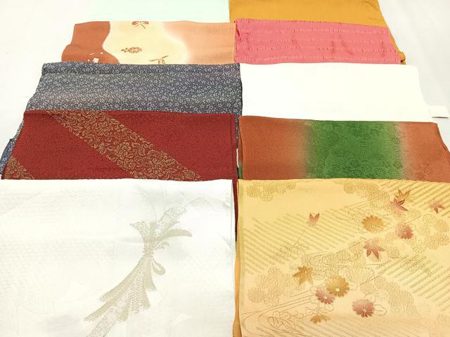 平和屋着物★和装小物　上質な帯揚げ　10枚セット　逸品　CAAM2973xi