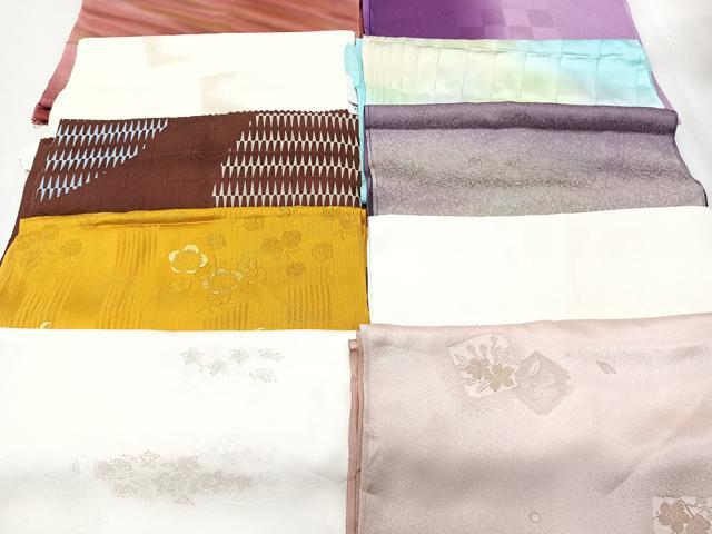 平和屋着物★和装小物　上質な帯揚げ　10枚セット　逸品　CAAM3018xi