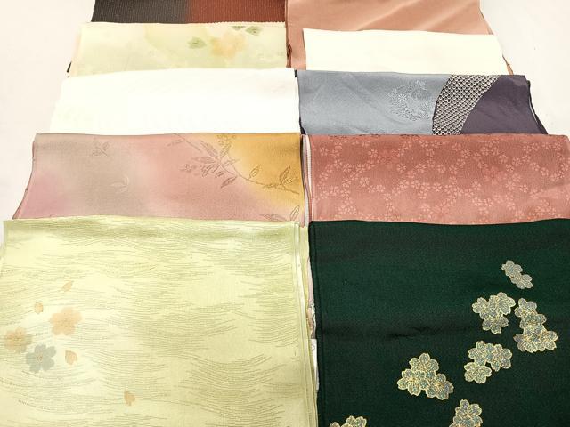 平和屋着物★和装小物　上質な帯揚げ　10枚セット　逸品　CAAM3020xi