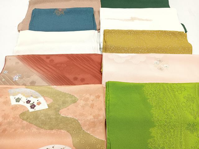 平和屋着物★和装小物　上質な帯揚げ　10枚セット　逸品　CAAM3024xi