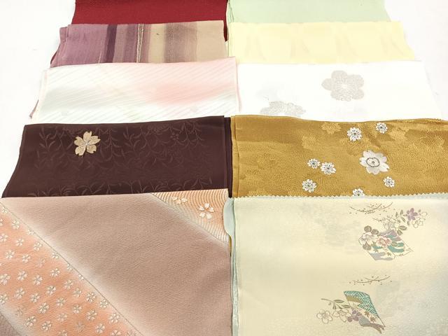 平和屋着物★和装小物　上質な帯揚げ　10枚セット　逸品　CAAM3033xi
