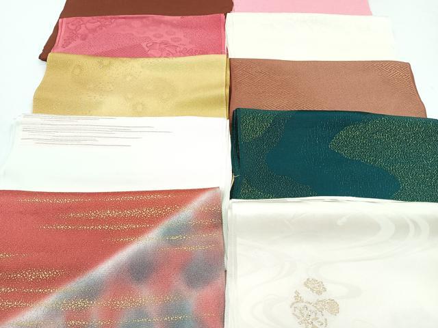 平和屋着物★和装小物　上質な帯揚げ　10枚セット　逸品　CAAM3035xi