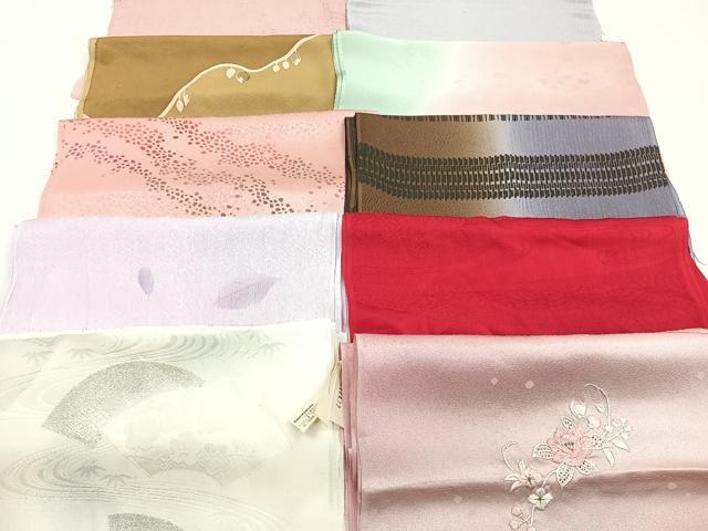 平和屋着物★和装小物　上質な帯揚げ　10枚セット　逸品　CAAM3050xi