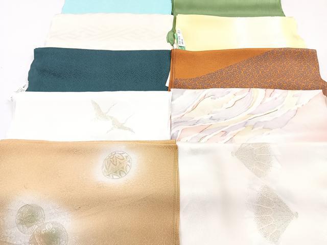 平和屋着物★和装小物　上質な帯揚げ　10枚セット　逸品　CAAM3053xi