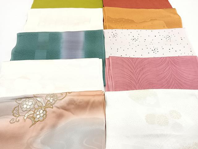 平和屋着物★和装小物　上質な帯揚げ　10枚セット　逸品　CAAM3054xi