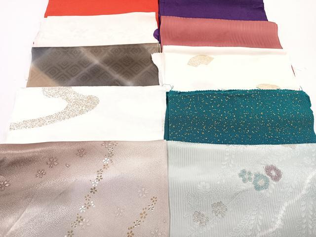 平和屋着物★和装小物　上質な帯揚げ　10枚セット　逸品　CAAM3068xi