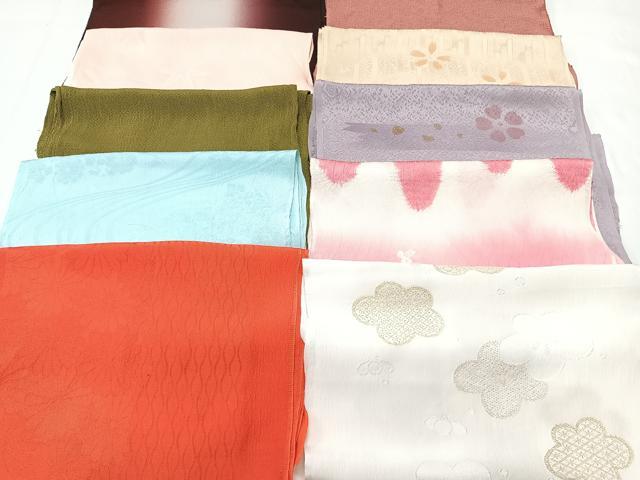 平和屋着物★和装小物　上質な帯揚げ　10枚セット　逸品　CAAM3070xi