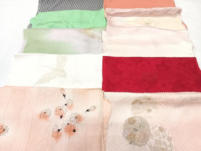 平和屋着物★和装小物　上質な帯揚げ　10枚セット　逸品　CAAM3080xi