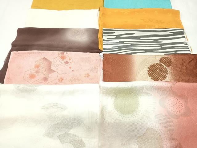 平和屋着物★和装小物　上質な帯揚げ　10枚セット　逸品　CAAM3085xi