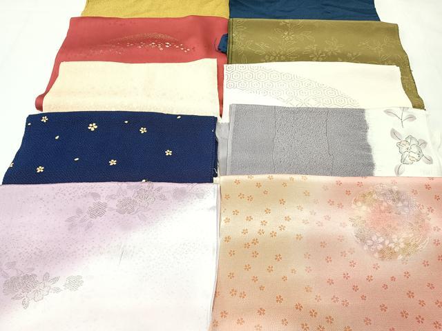 平和屋着物★和装小物　上質な帯揚げ　10枚セット　逸品　CAAM3089xi