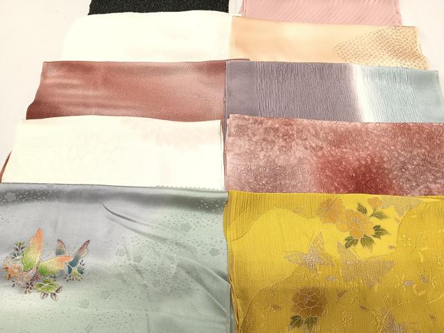 平和屋着物★和装小物　上質な帯揚げ　10枚セット　逸品　CAAM3110xi
