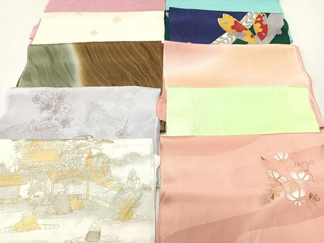 平和屋着物★和装小物　上質な帯揚げ　10枚セット　逸品　CAAM3111xi