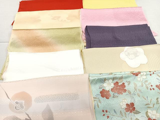 平和屋着物★和装小物　上質な帯揚げ　10枚セット　逸品　CAAM3122xi