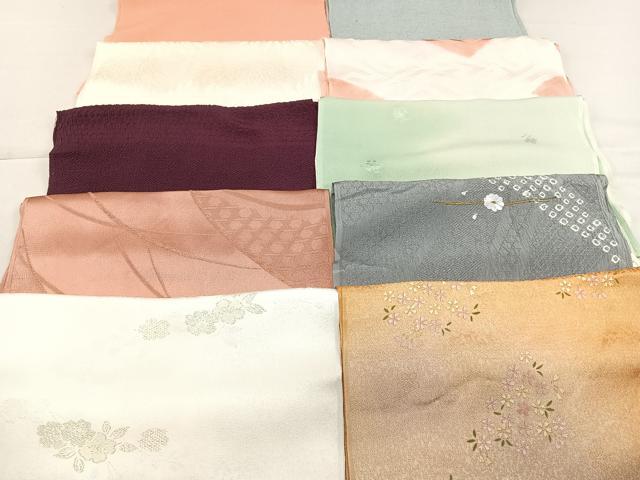 平和屋着物★和装小物　上質な帯揚げ　10枚セット　逸品　CAAM3130xi
