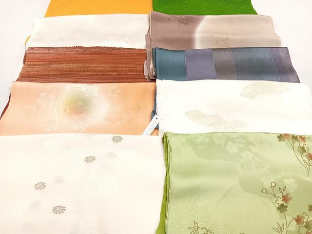 平和屋着物★和装小物　上質な帯揚げ　10枚セット　逸品　CAAM3137xi