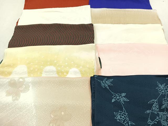 平和屋着物★和装小物　上質な帯揚げ　10枚セット　逸品　CAAM3147xi