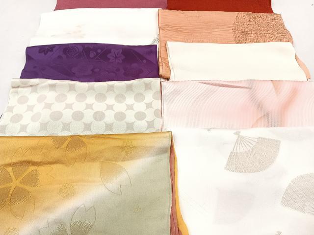 平和屋着物★和装小物　上質な帯揚げ　10枚セット　逸品　CAAM3150xi