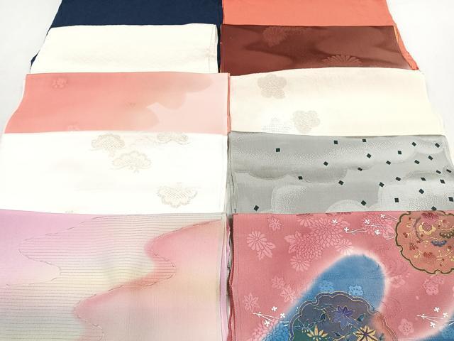 平和屋着物★和装小物　上質な帯揚げ　10枚セット　逸品　CAAM3158xi
