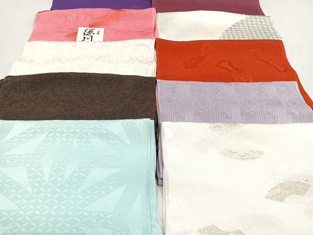 平和屋着物★和装小物　上質な帯揚げ　10枚セット　逸品　CAAM3159xi