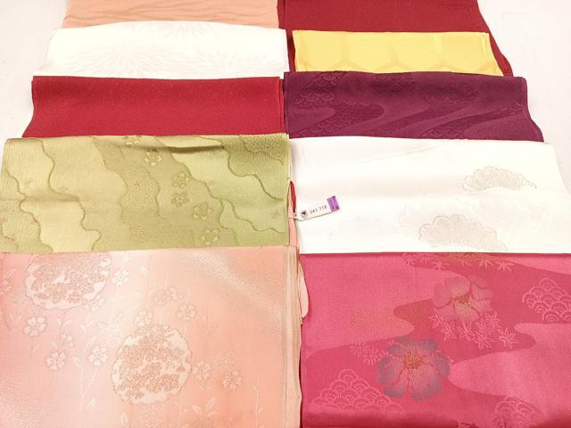 平和屋着物★和装小物　上質な帯揚げ　10枚セット　逸品　CAAM3175xi
