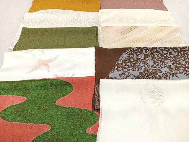 平和屋着物★和装小物　上質な帯揚げ　10枚セット　逸品　CAAM3176xi