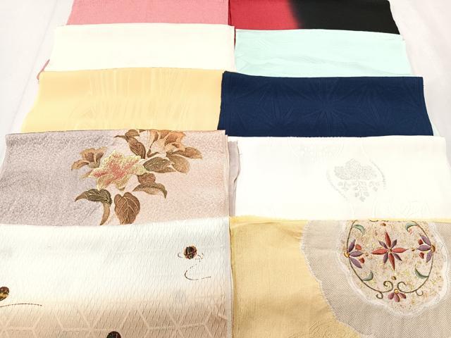 平和屋着物★和装小物　上質な帯揚げ　10枚セット　逸品　CAAM3190xi