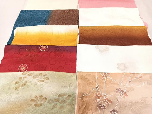 平和屋着物★和装小物　上質な帯揚げ　10枚セット　逸品　CAAM3191xi