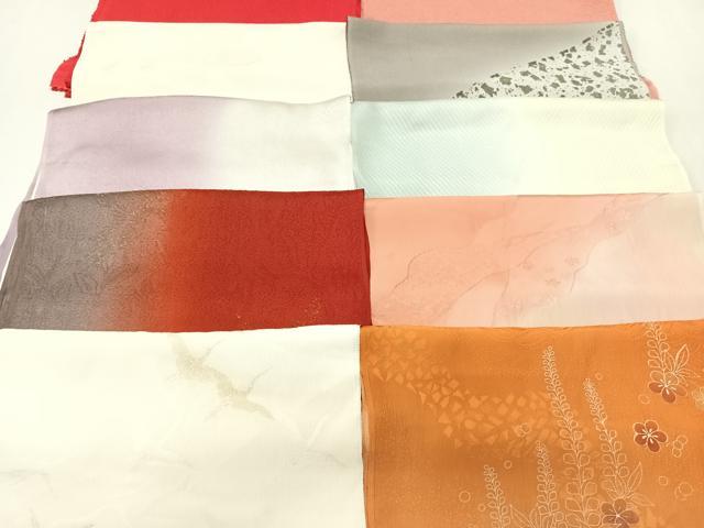 平和屋着物★和装小物　上質な帯揚げ　10枚セット　逸品　CAAM3200xi