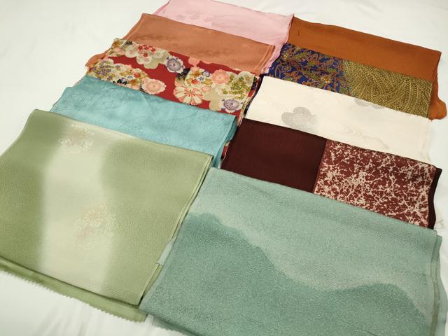 平和屋着物★和装小物　上質な帯揚げ　10枚セット　逸品　CAAM5248qe