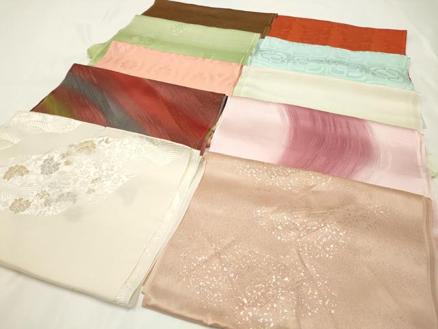 平和屋着物★和装小物　上質な帯揚げ　10枚セット　逸品　CAAM5259qe