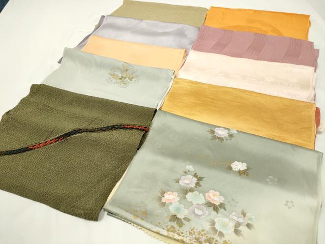 平和屋着物★和装小物　上質な帯揚げ　10枚セット　逸品　CAAM5261qe