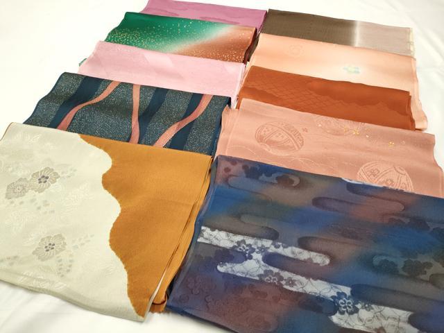 平和屋着物★和装小物　上質な帯揚げ　10枚セット　逸品　CAAM5271qe