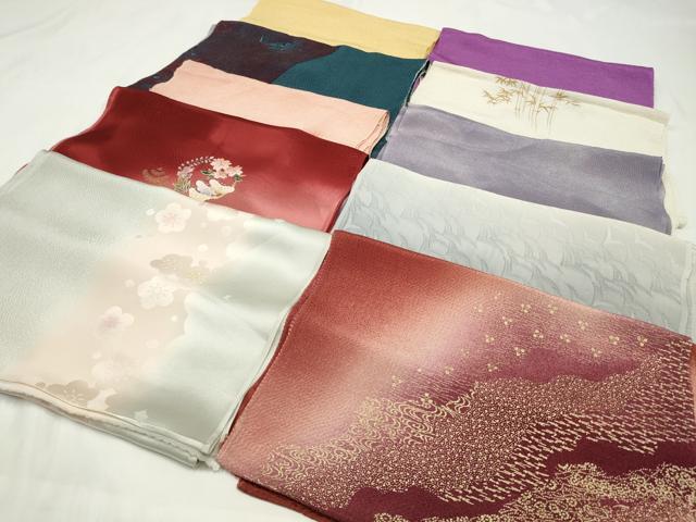 平和屋着物★和装小物　上質な帯揚げ　10枚セット　逸品　CAAM5281qe
