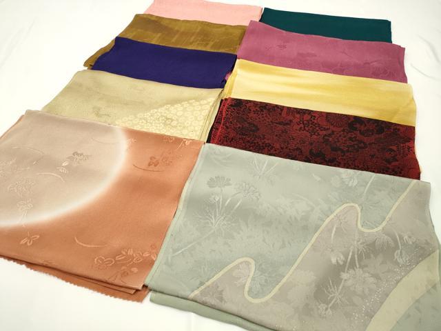 平和屋着物★和装小物　上質な帯揚げ　10枚セット　逸品　CAAM5301qe