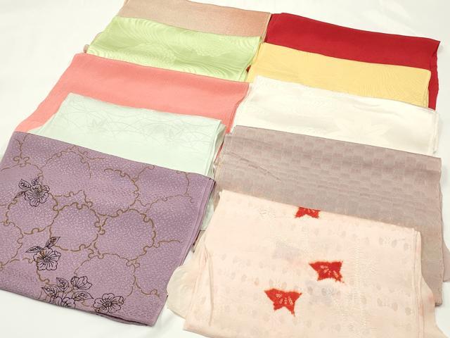 平和屋着物★和装小物　上質な帯揚げ　10枚セット　逸品　CAAM5315qe