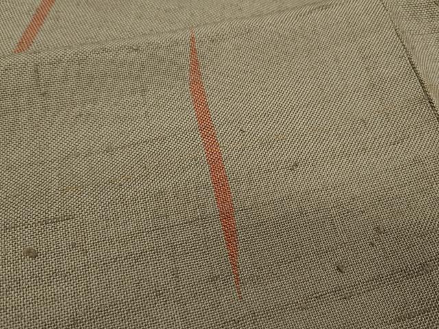 平和屋着物▽超希少 ざざんざ織 伊兵衛織 単衣 吉祥文 正絹