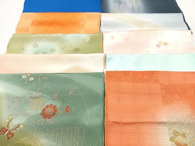 平和屋着物★和装小物　上質な帯揚げ　10枚セット　逸品　CAAM9688xe