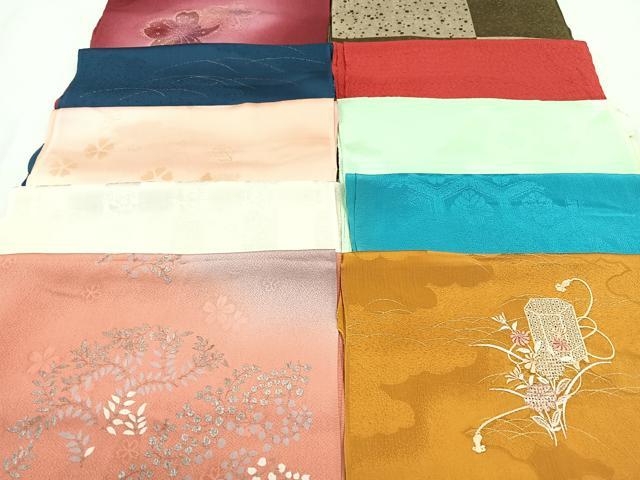 平和屋着物★和装小物　上質な帯揚げ　10枚セット　逸品　CAAM9706xe
