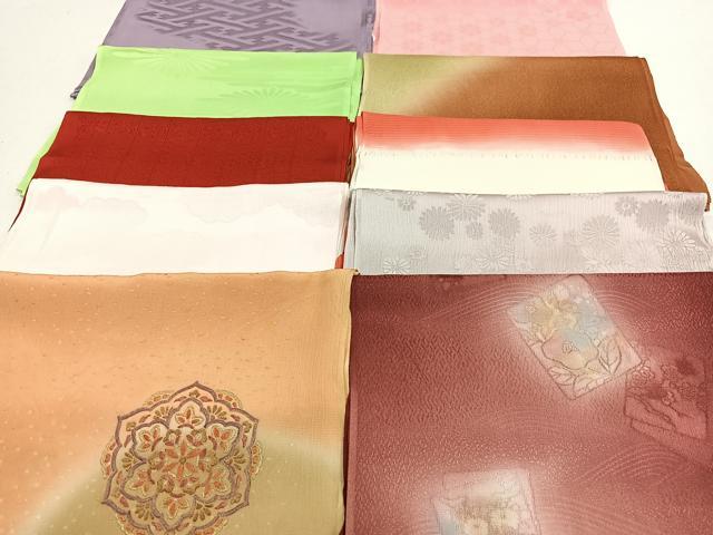 平和屋着物★和装小物　上質な帯揚げ　10枚セット　逸品　CAAM9738xe